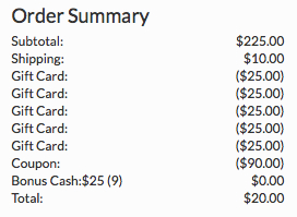 Fashion-playtes-order-summary